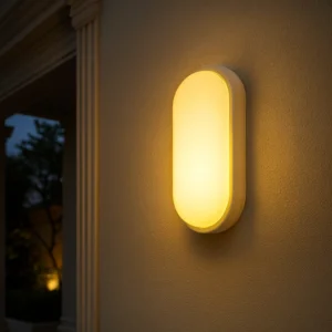 كشاف بيضاوي 30 واط إضاءة صفراء سادة