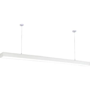 كشاف بانل مكتبي معلق أبيض بإضاءة بلون شمسي كريمي 30 واط ـ 120 سم