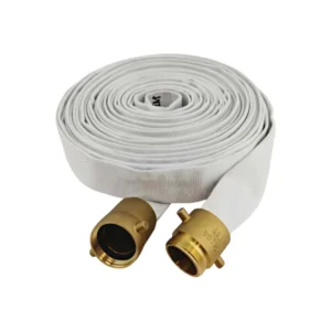 30m expandable fire hose — firefighting equipment, 16 bar operating pressure and rapid water delivery