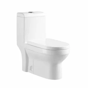 Halfer Floor Toilet Seat — White, 30 cm (Model 1860)