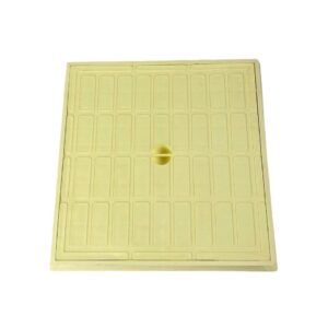 غطاء تفتيش بلاستيكي مقاس 30×30 سم — بيج