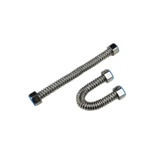 خلاط لي بطبقة كروم — نصف بوصة، طول 30 سم، لون فضي