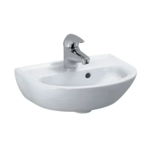 30cm fireplace washbasin — small guest bathroom sink with a white finish