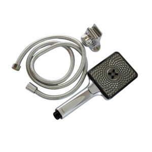 اوريسا سماعة كروم مربعة موديل 30093 مع إضاءة LED والقاعدة