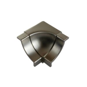 موصل زاوية (نعلة) داخلي من ستانلس ستيل 304 — 12 مم، لون فضي — AD-SY001-NJ-SB-12H من LANDBUILD
