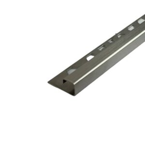 زاوية استيل 304 مربعة للسيراميك — فضي مطفي 2.50 م، 12 مم · SB001-SB-12H (LANDBUILD)