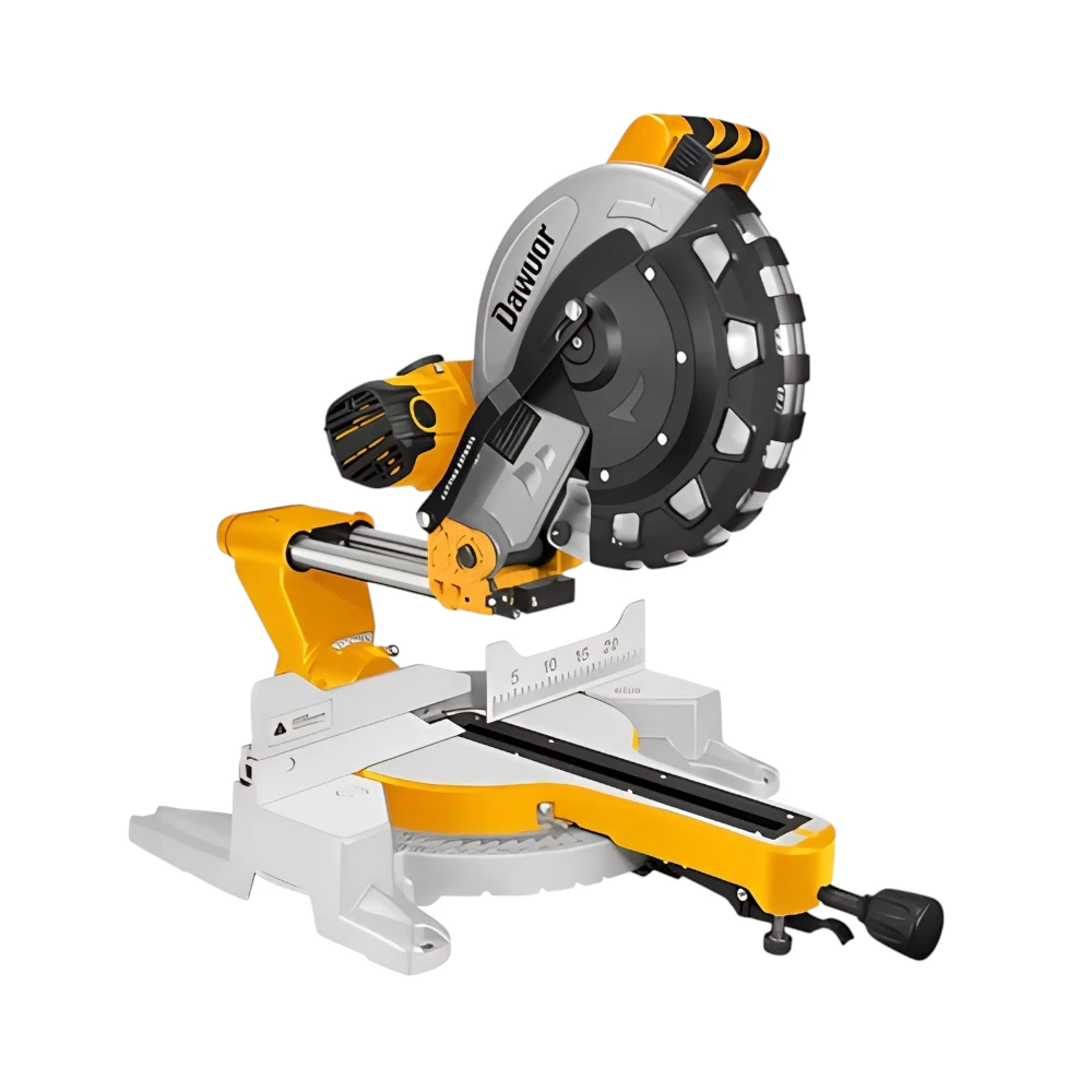 منشار قطع زاوي كهربائي للخشب 305 مم – 2200 وات | DWR: قطع دقيق وسريع وأداء قوي