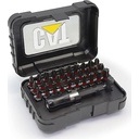 طقم رؤوس مفكات براغي احترافي 32 قطعة - CAT موديل DA01901