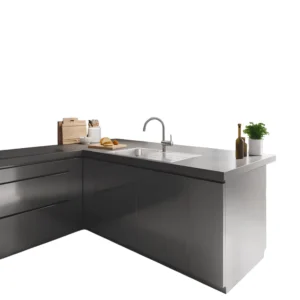 جروهي مينتا — خلاط حوض مطبخ بمقبض واحد نصف بوصة، كروم (32918000)