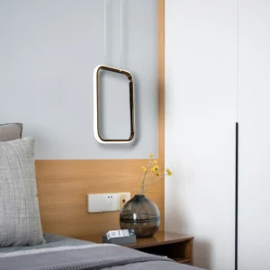 Modern gold wall lamp 350x310 mm — 3 lighting modes, 30 watts