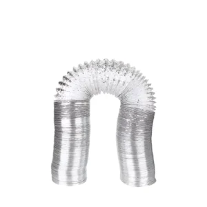 4-inch diameter aluminum flexible duct pipe — 10 meters long for air ducts