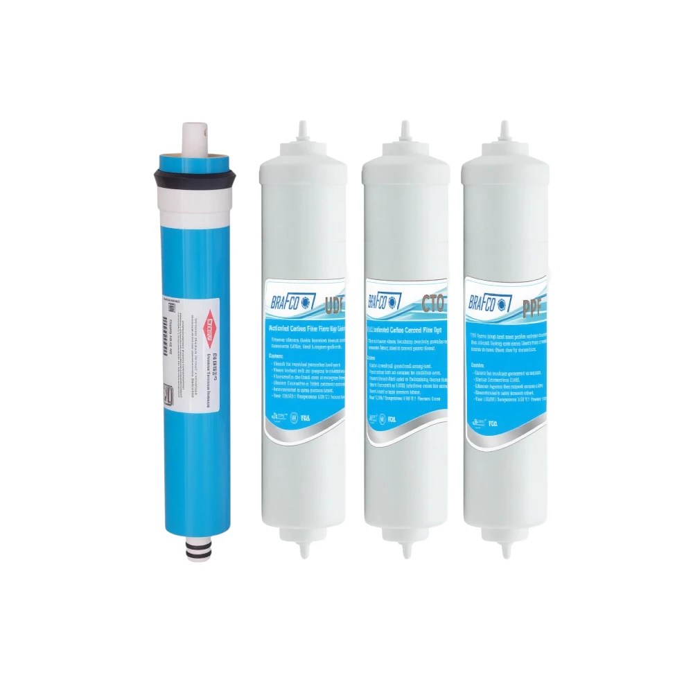 Bravco Water Cooler Filter Set — 4 Stages (PPF, UDF, CTO, RO)
