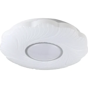 لطش مدور فضي بثلاث درجات إضاءة — قطر 40 سم، 42 واط