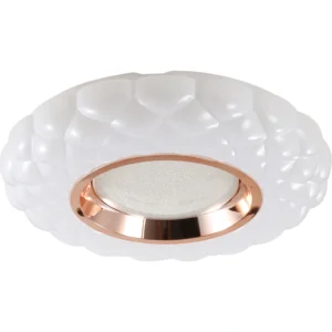 لطش ذهبي أحمر — إنارة بثلاثة ألوان، دائري 40 سم، 42 واط