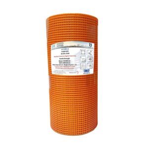 شبك فايبر للياسة برتقالي 40 سم × 50 م - إيطالي (LANDBUILD)