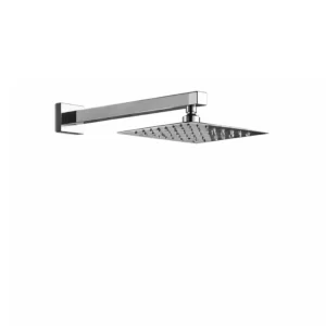 ذراع دش مطري جداري مربع 40 سم — أوريسا — كروم