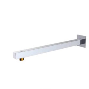 ذراع دش جداري مربع 40 سم من فولاذ مقاوم للصدأ SS304 مطلي كروم