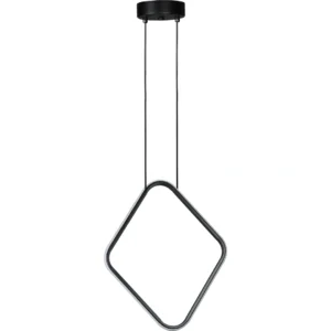 Modern pendant lamp 400x310 black - 3 bulbs x 30W