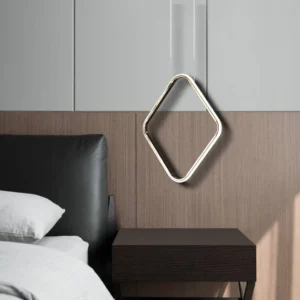 Modern gold wall sconce 400x310 mm — 3 light colors, 30 watts