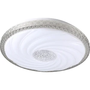 مصباح/جهاز إضاءة دائري رمادي بقدرة 42 واط وثلاثة أوضاع إضاءة