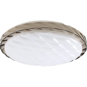 مصباح دائري رمادي بثلاثة أوضاع إضاءة — 42 واط