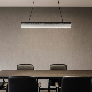 نجف مودرن أسود بثلاث إضاءات 42 واط — قطر 900 ملم