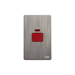 مفتاح مكيف 45 أمبير مقاس 14×7 LUXIFY — فضي مطوّر