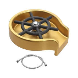 آلة غسيل كاسات أوتوماتيكية بلون ذهبي مقاس 45×30 سم — تنظيف سريع وفعال للزجاجيات للاستخدام التجاري المكثف | SINDBAD أداء احترافي عالي