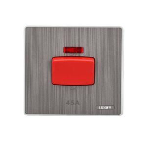 مفتاح تشغيل للمكيف 45 أمبير (7×7) من LUXIFY — فضي