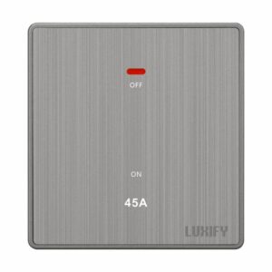 مفتاح تكييف 45 أمبير كبير - LUXIFY فضي مطوَّر