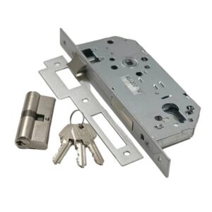 مقبض (كيلون) خشب إسباني 45 مم مع سلندر فضي - TESA