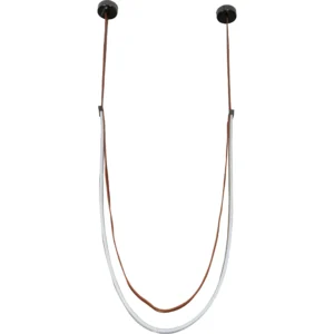 Modern brown pendant lamp — yellow light, 48 watts