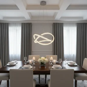 مصباح معلق مودرن رصاصي بثلاثة أضواء — 48 واط