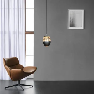 Modern gray wall sconce - 5W yellow light