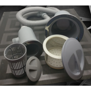 طقم تصريف مزدوج للمغسلة (مقاس 5 و3 بوصة) — طراز كوري