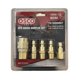 طقم وصلات هواء سريعة متكامل 5 قطع (معيار أوروبي)