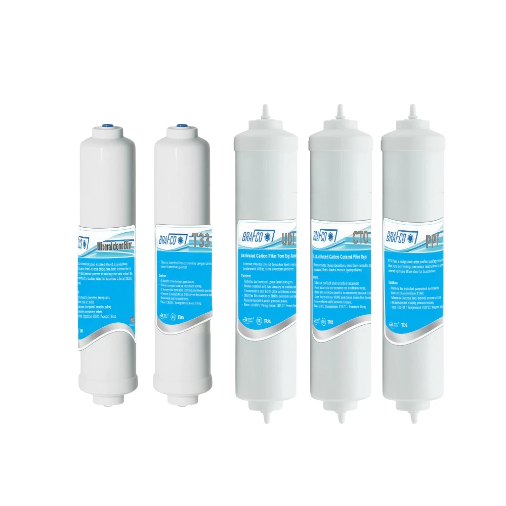 Bravco Water Cooler Filter Set — 5 Stages of Purification — 8-Month Lifespan