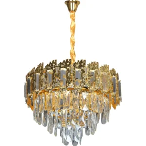 نجفة معلقة مودرن ذهبية (5×E14)