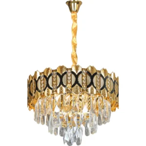 ثريا مودرن ذهبية 5 لمبات E14