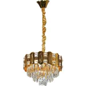 نجف معلق مودرن ذهبي 5 × E14 مقاس 400 ملم