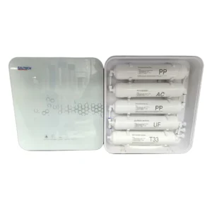 فلتر مياه جداري من سالتك بنظام 5 مراحل (PP، AC، PP، UF، T33)