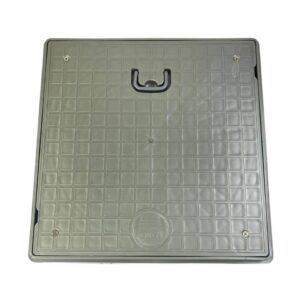 غطاء تفتيش بلاستيكي مقاس 50×50 — رمادي