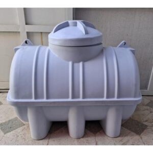 خزان ماء أفقي معزول بأربع طبقات — سعة 500 لتر (روتو)