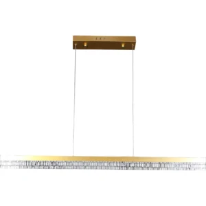 أبليك حائط مودرن ذهبي بثلاث إضاءات 55 واط