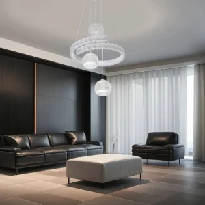 علاقة مودرن أبيض — إضاءة بثلاثة ألوان، 55 واط