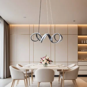 معلقة مودرن سوداء — 55 واط بثلاثة أوضاع إضاءة