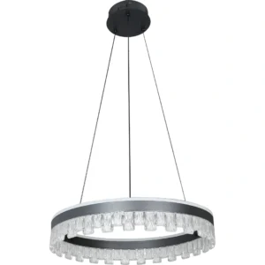 علاقة مودرن سوداء، ثلاث أوضاع إضاءة، 55 وات، قطر 400 مم