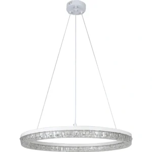 علاقي مودرن أبيض 55 واط بثلاثة ألوان إضاءة مقاس 600 مم