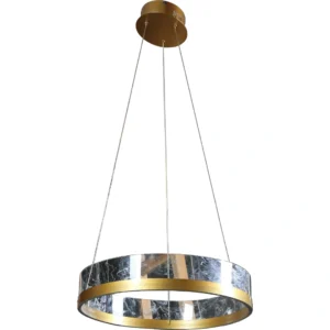 إضاءة معلقة مودرن ذهبية - ثلاث أضواء، 55 واط