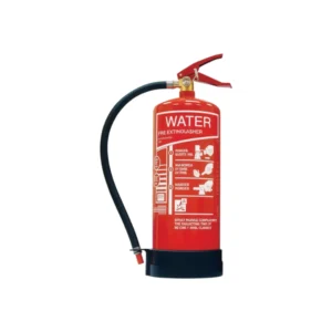 6-liter water fire extinguisher – Solid fire extinguishing equipment with flexible spray hose for rapid protection of buildings and offices